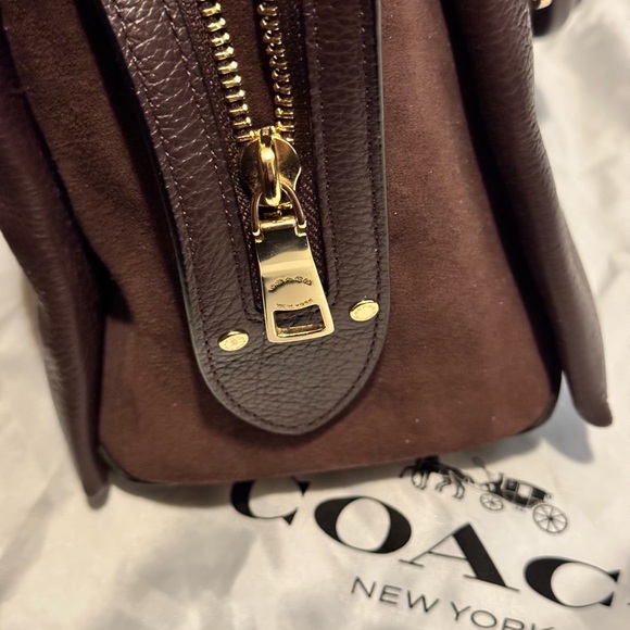 COACH F40862 Drew Satchel Handbag (Oxblood) - NWOT - Picture 8 of 11